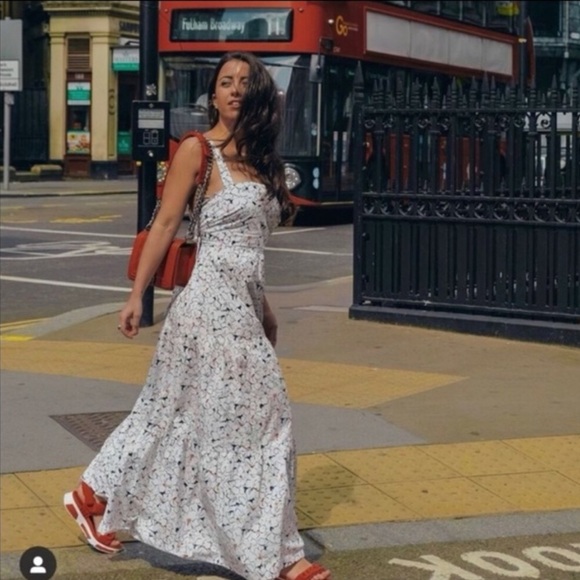 ZARA PRINT DRESS SIZE S - Picture 13 of 17